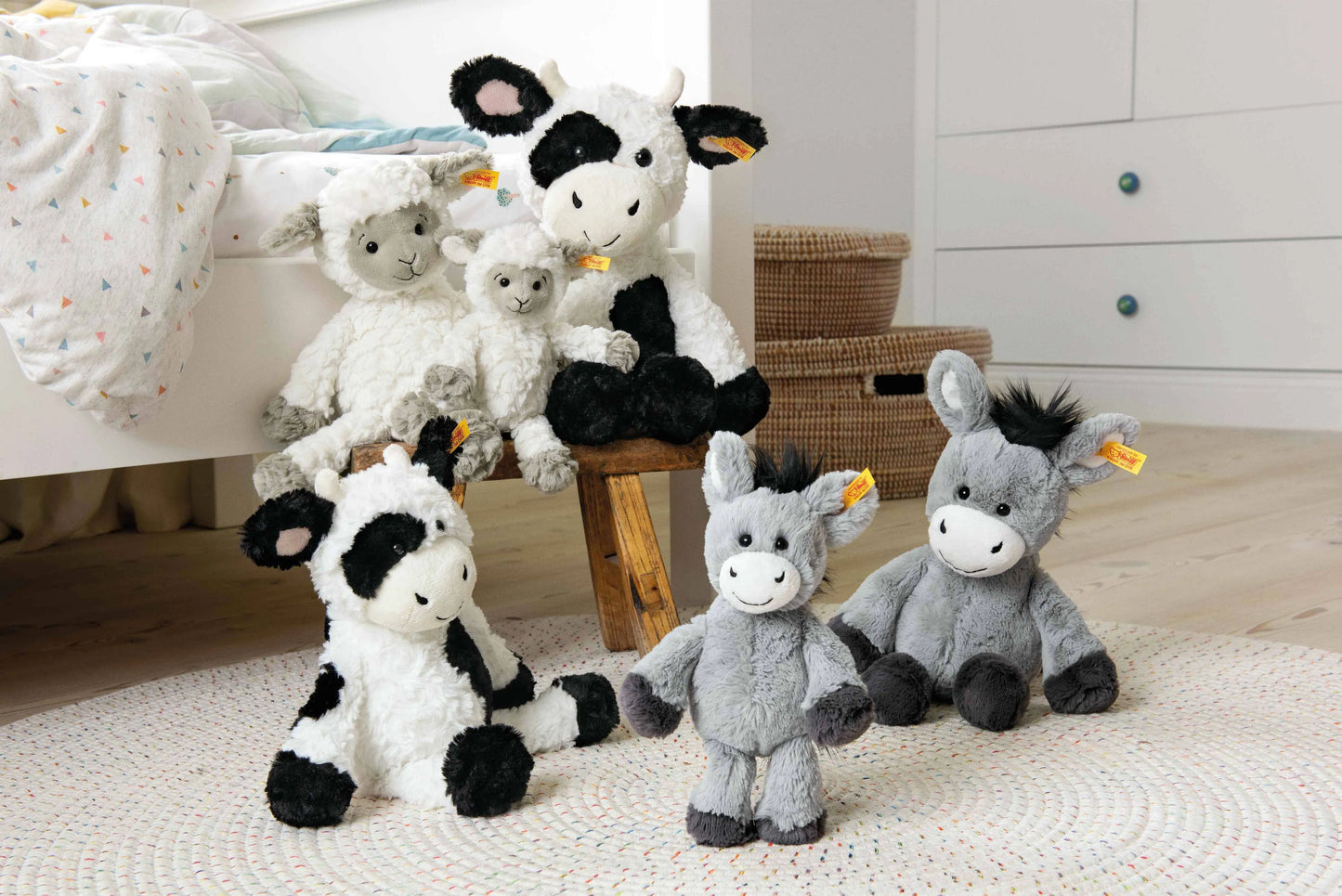 Dinkie Donkey Plush Stuffed Donkey