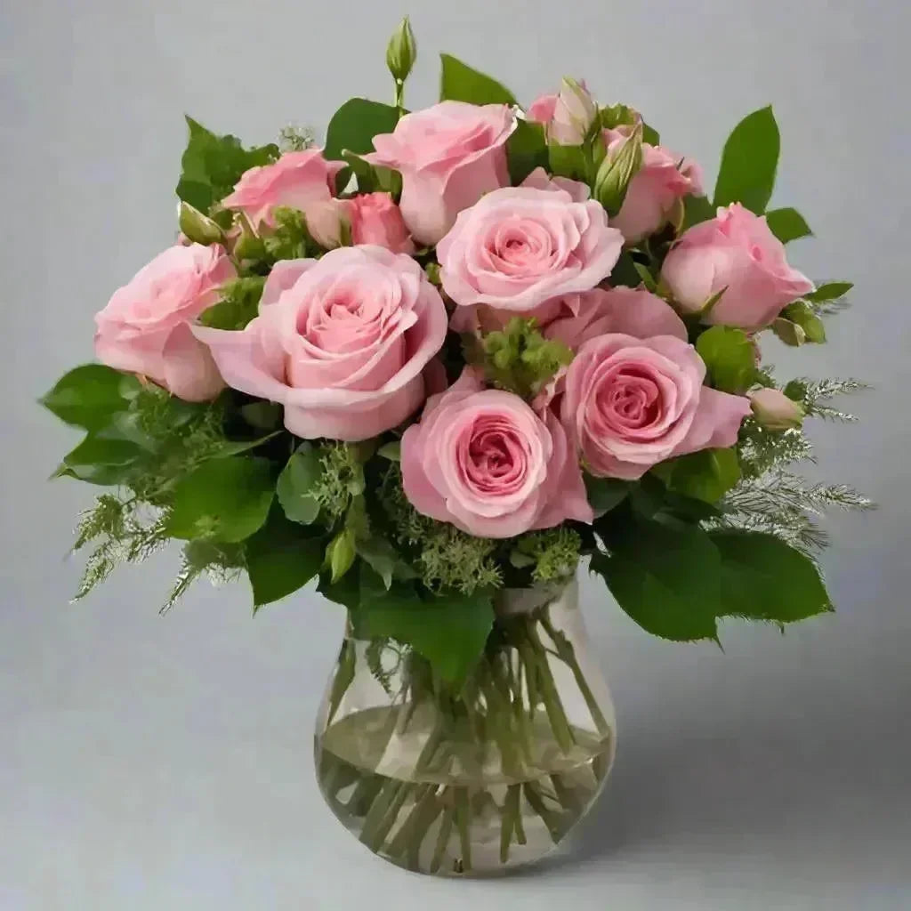 Pink by the Dozen - Bud Weismiller Florist and Flower Delivery