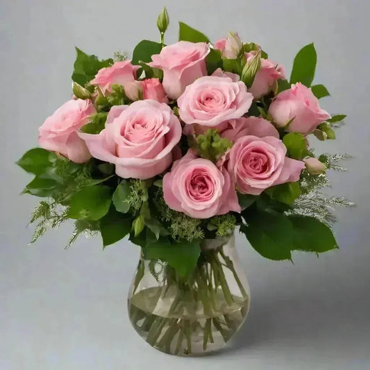 Pink by the Dozen - Bud Weismiller Florist and Flower Delivery