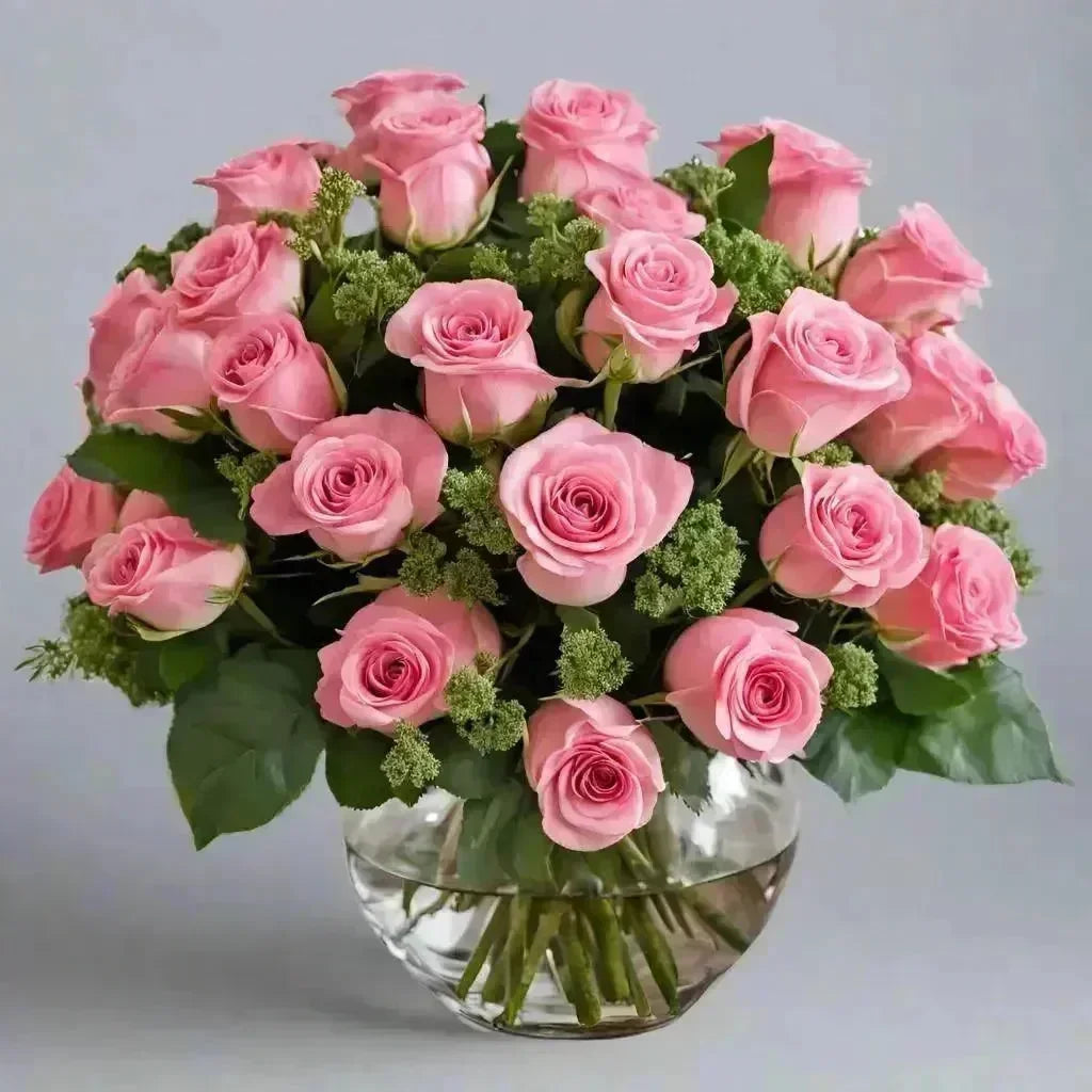 Pink by the Dozen - Bud Weismiller Florist and Flower Delivery