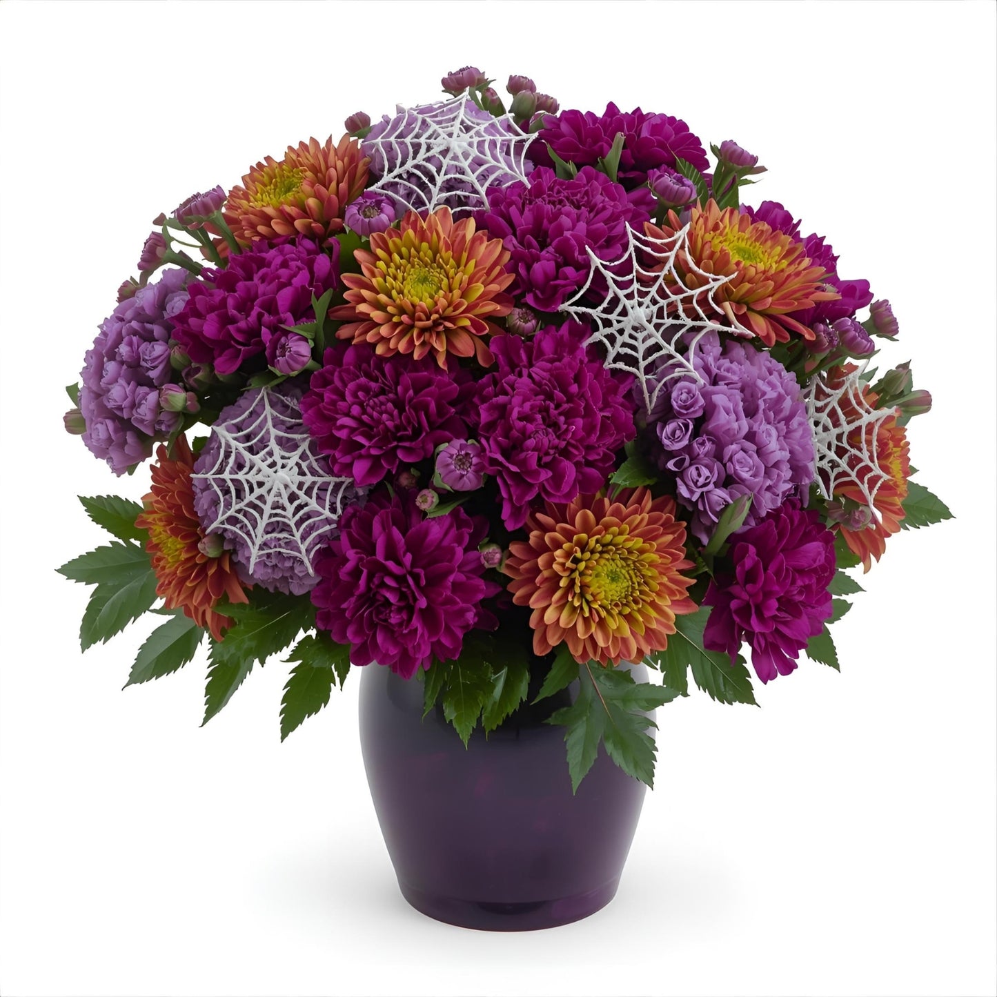 Spooky Chic – A Glamorous Halloween Flower Arrangement