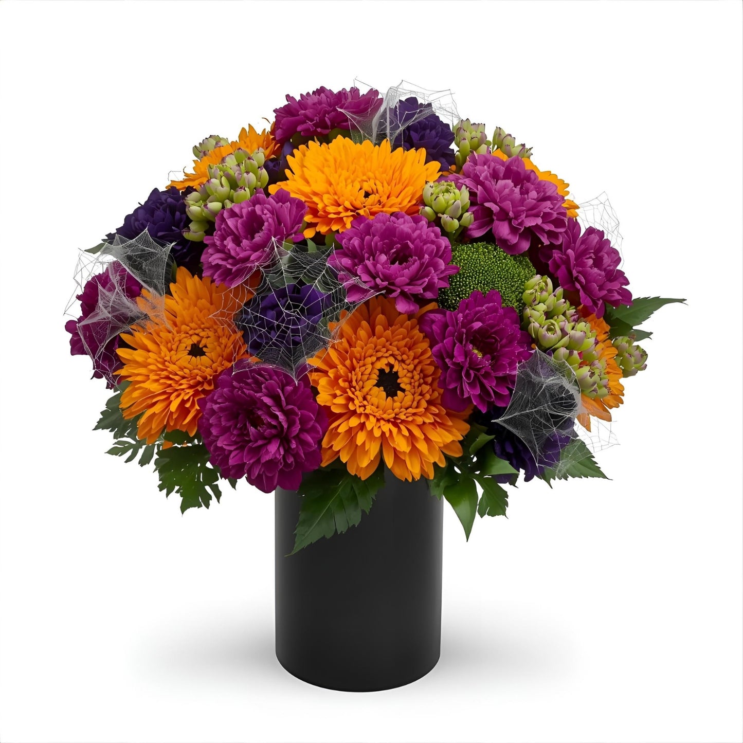 Spooky Chic – A Glamorous Halloween Flower Arrangement