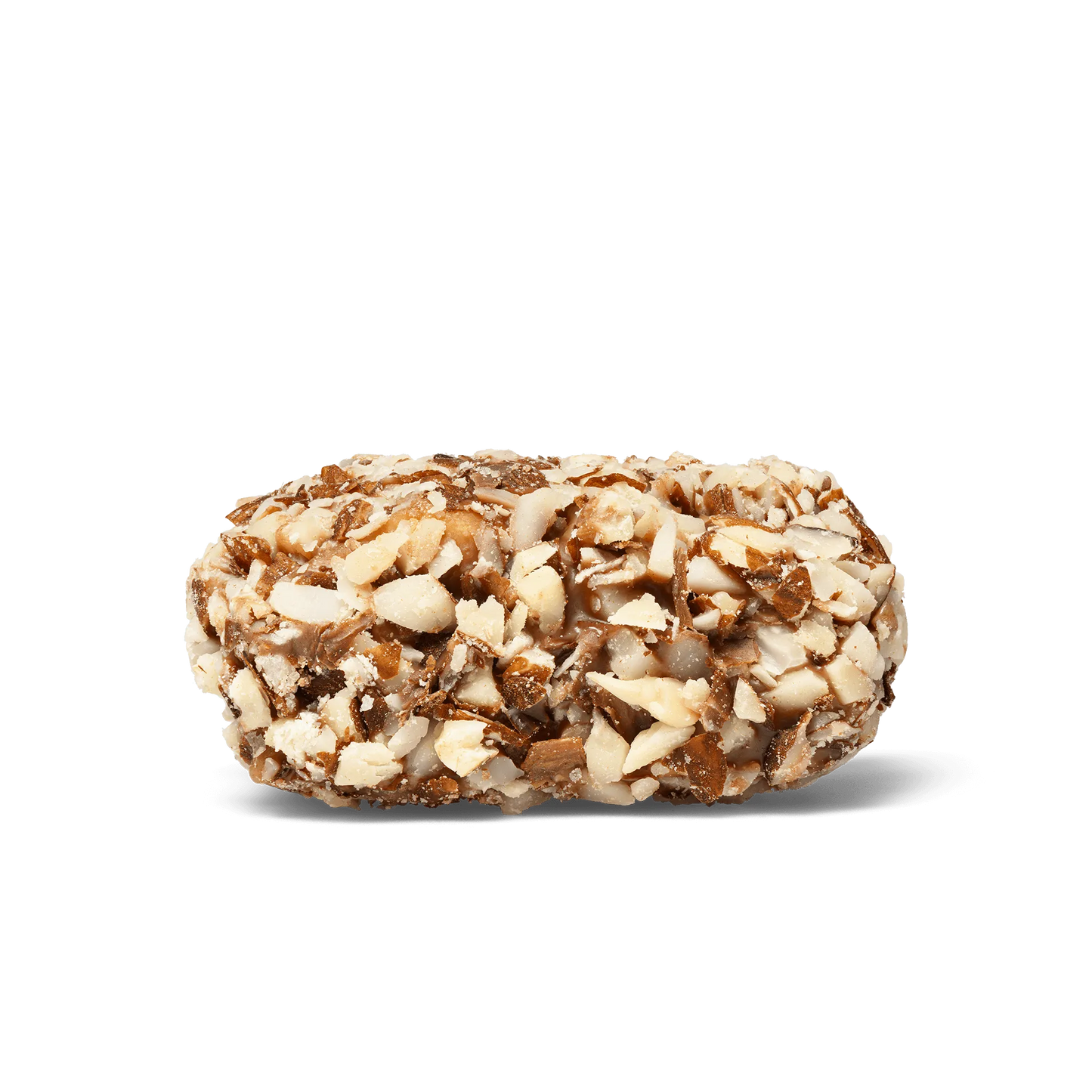 Nuts and seeds mixture on a white background