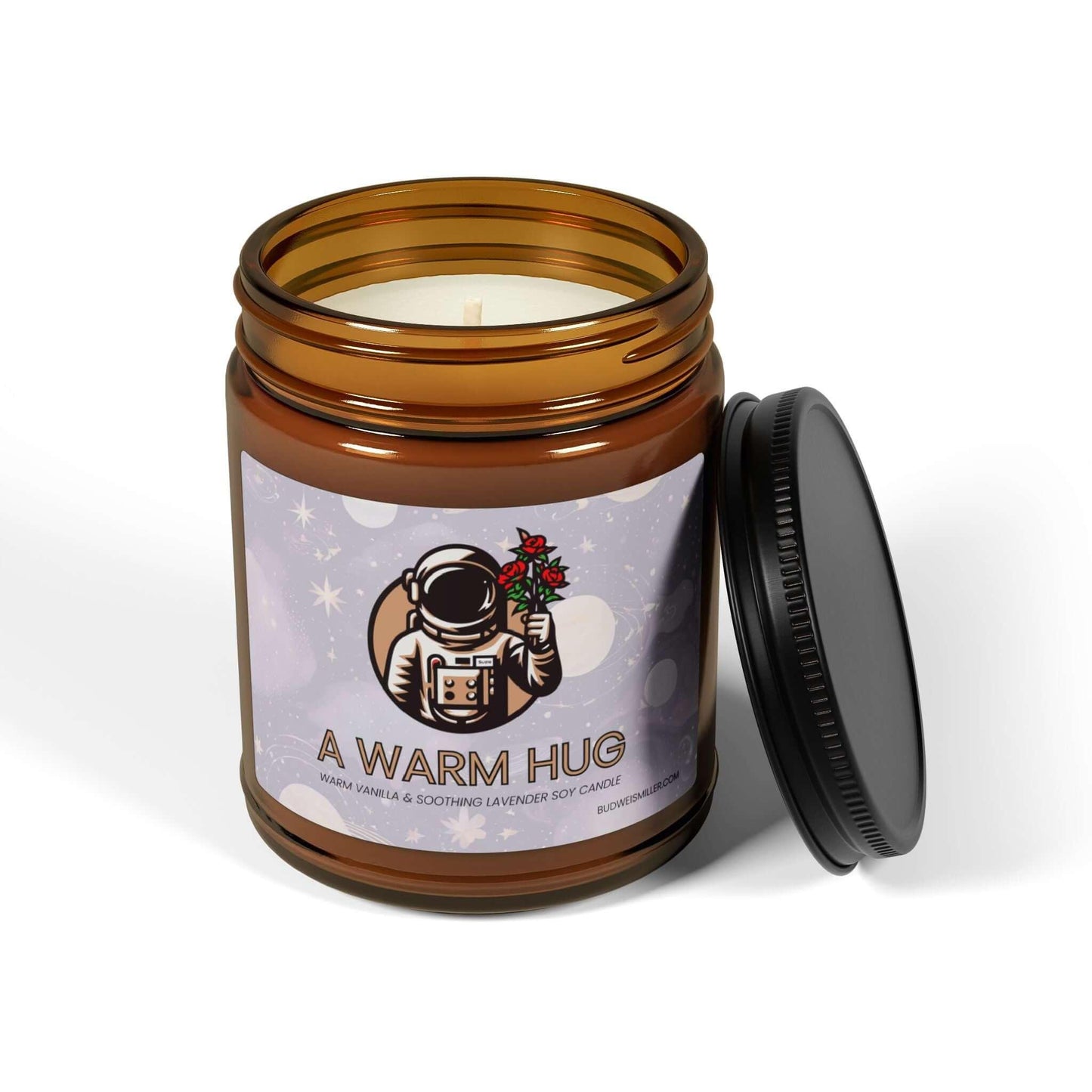 Warm Hug - Vanilla and Lavender Scented Soy Candle - Bud Weismiller Las Vegas - Bud Weismiller Flowers