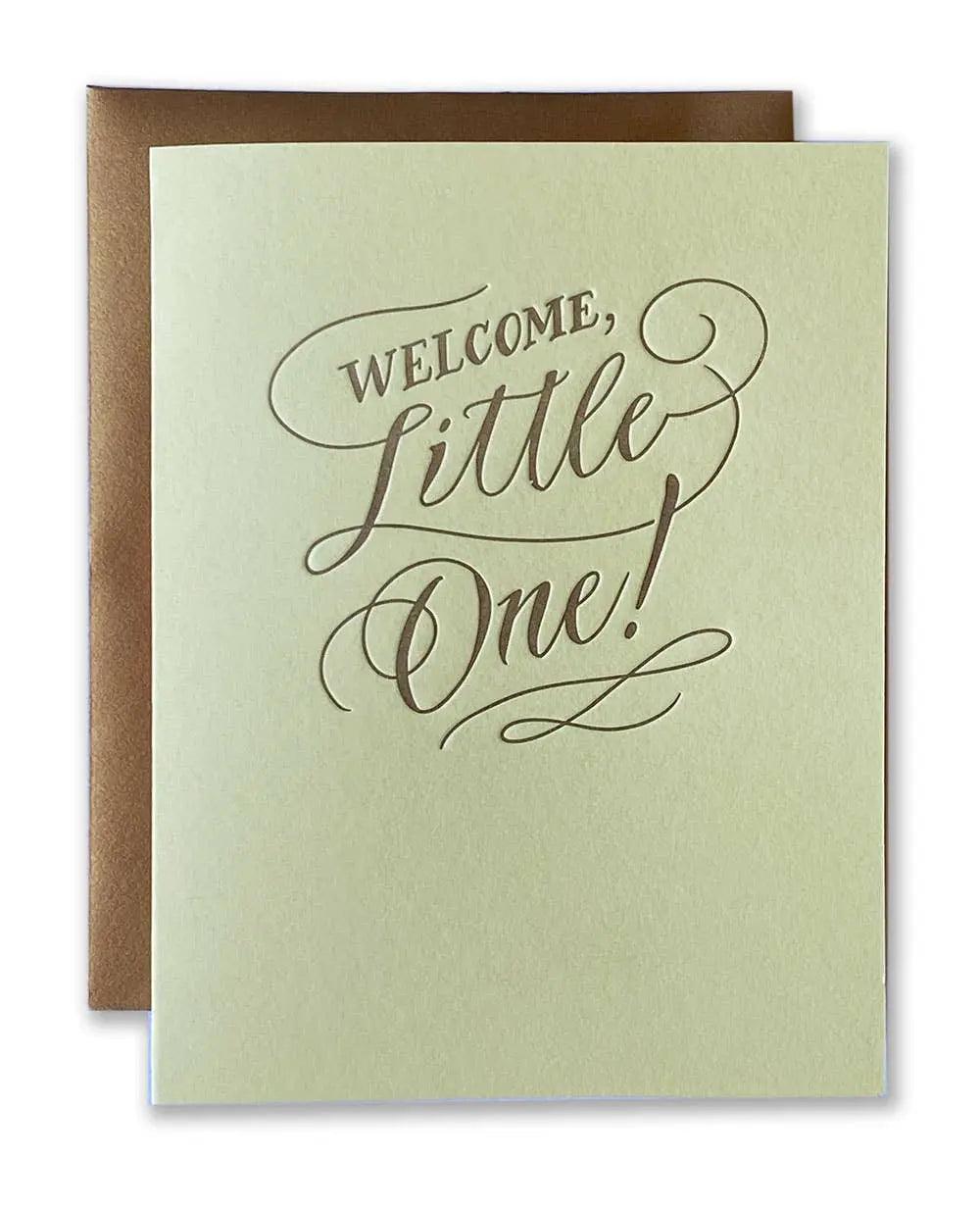 Celebrate New Arrivals with Our 'Welcome, Little One' New Baby Greeting Card - Bud Weismiller Flowers