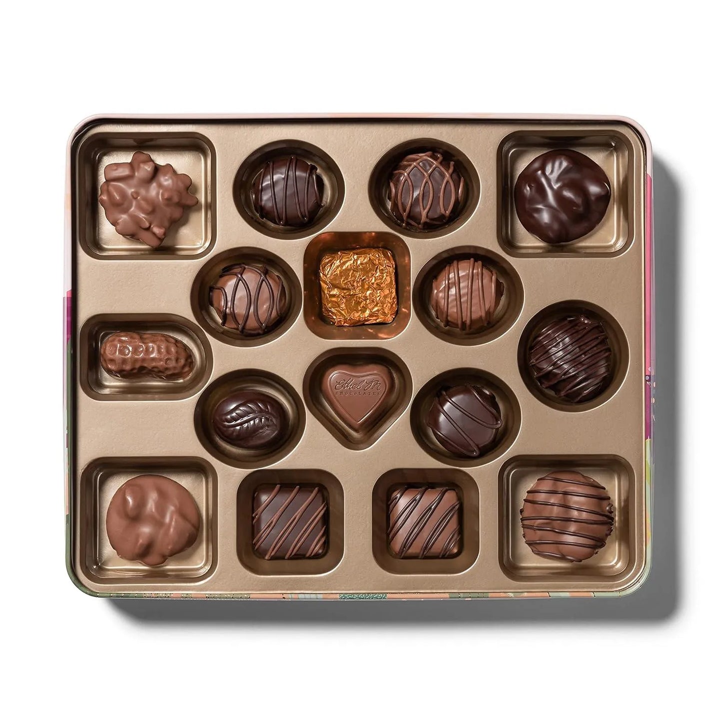 Ethel M Chocolates Taste of Las Vegas Chocolate 16-Piece Sampler – Premium Assorted Gift Box - Bud Weismiller Flowers