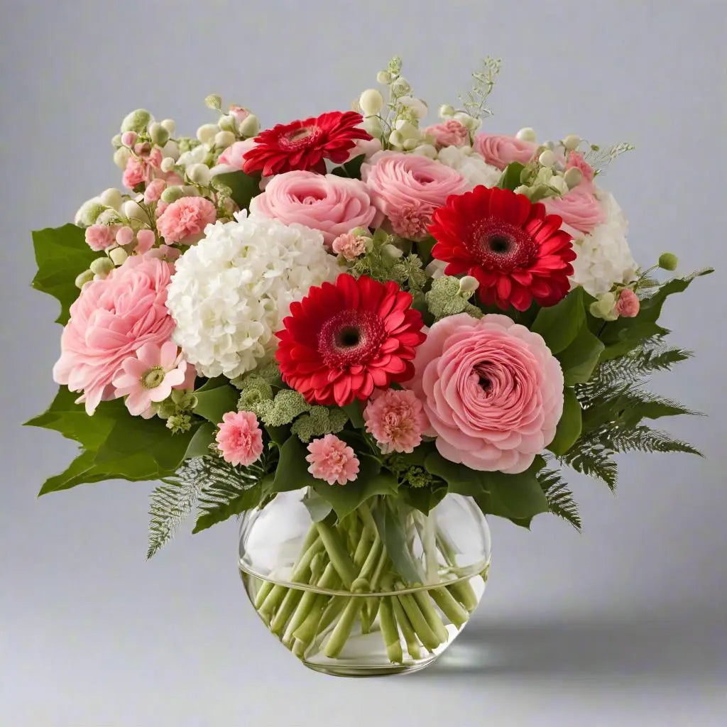 Gentle Embrace | A comforting and bright fresh flower arrangement | Las Vegas - Bud Weismiller Flowers