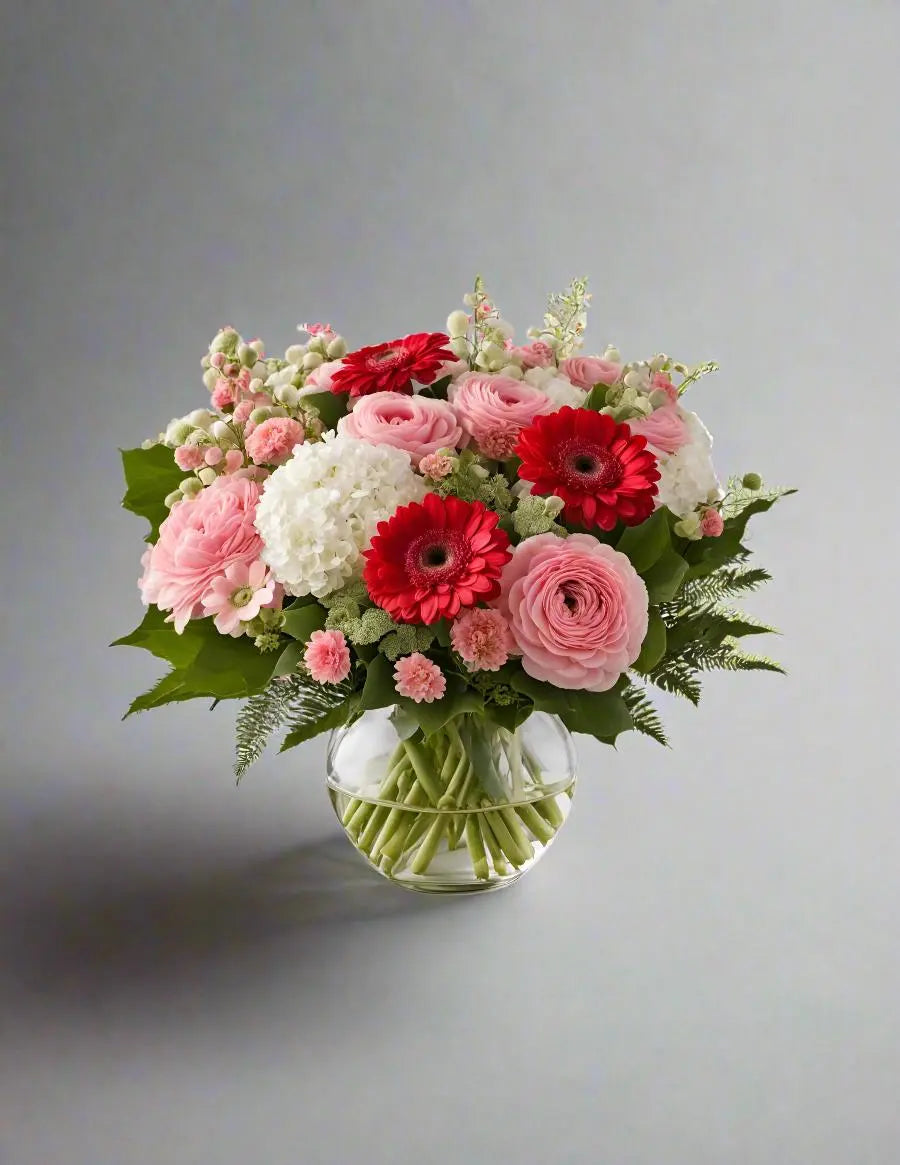 Gentle Embrace | A comforting and bright fresh flower arrangement | Las Vegas - Bud Weismiller Flowers