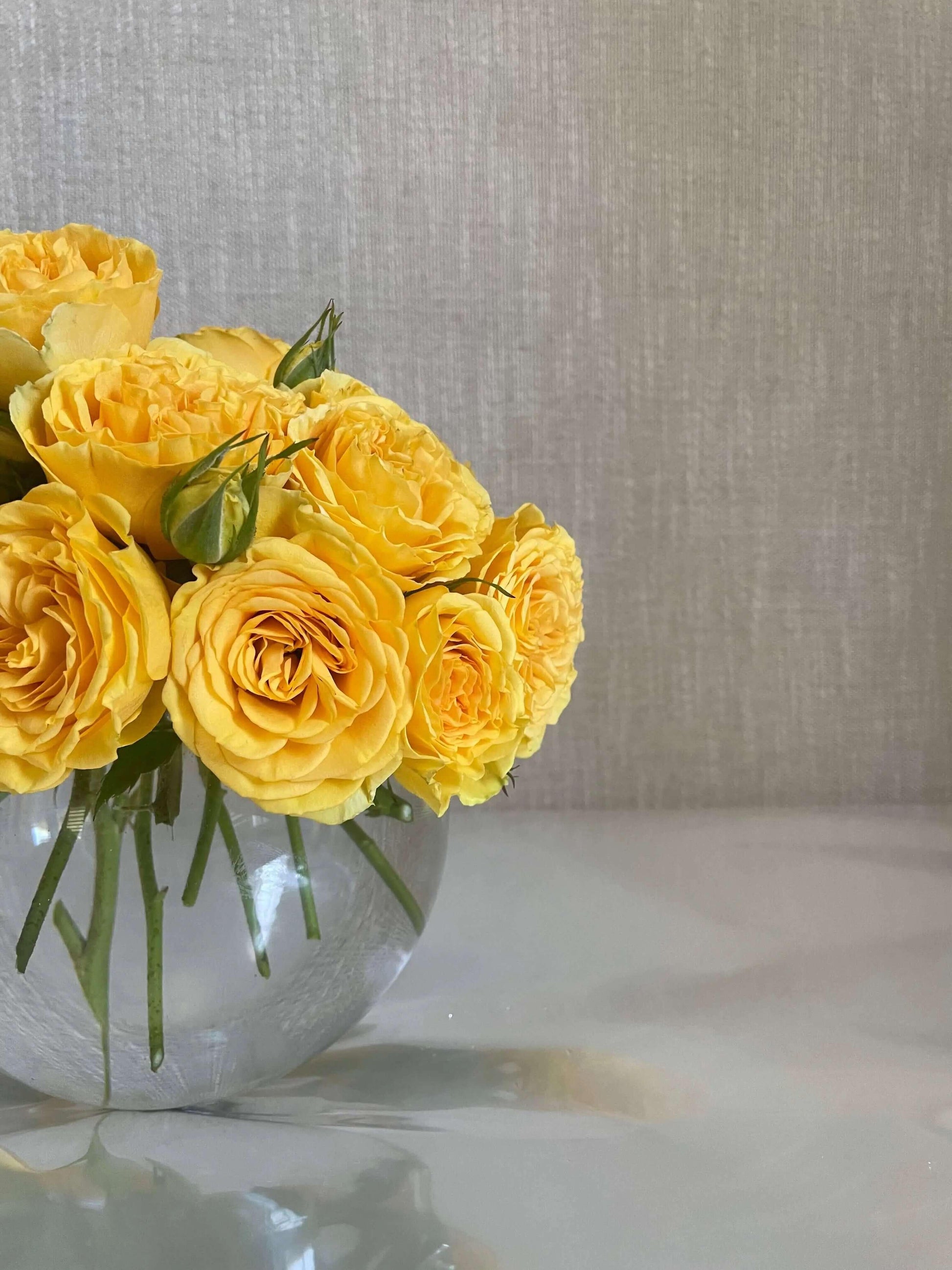 Golden Glow - Yellow Roses (Spray) - Bud Weismiller Flowers