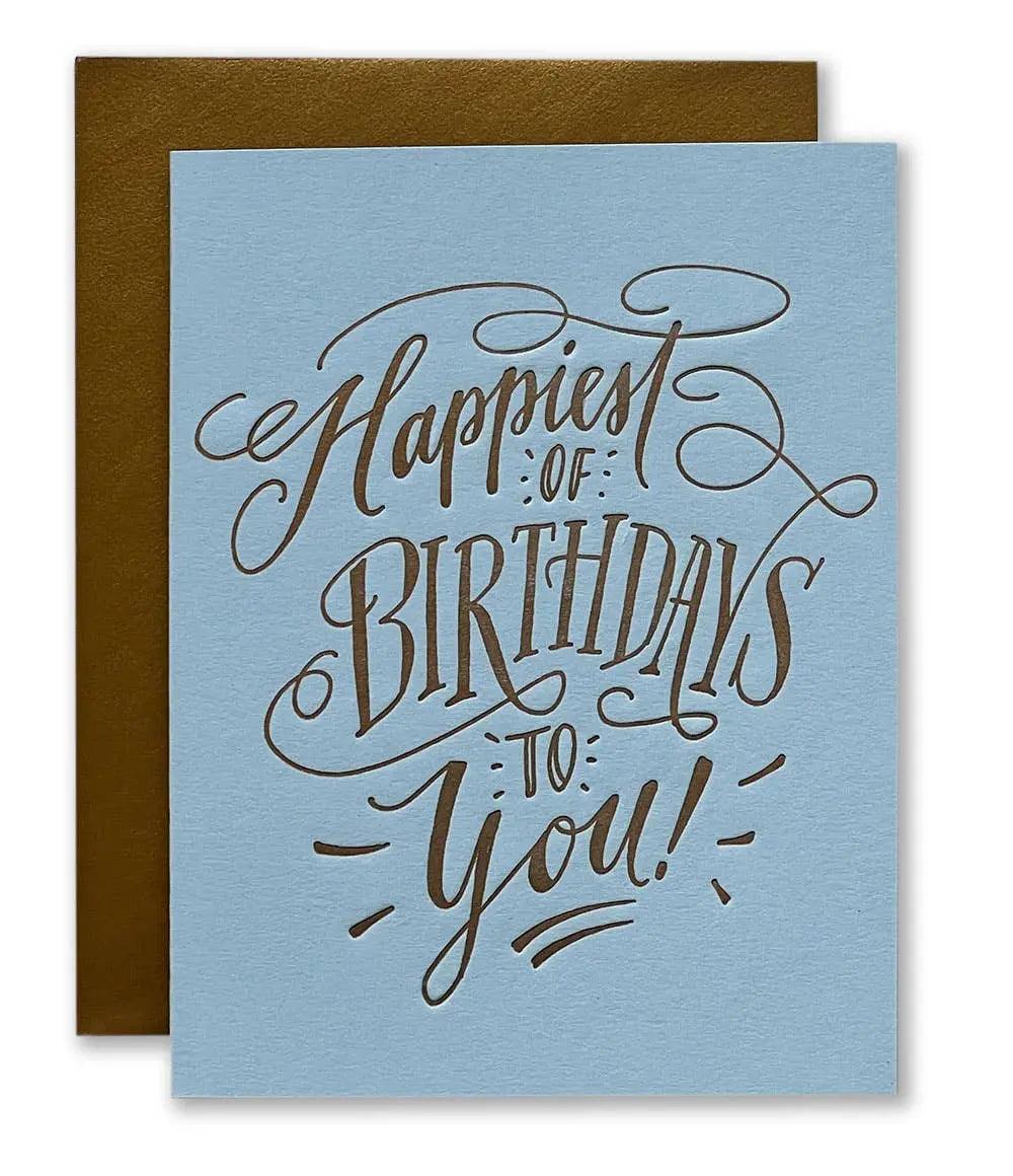 Happiest Birthday Card - Bud Weismiller Flowers