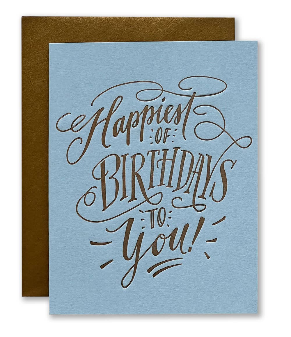 Happiest of Birthdays Card - Bud Weismiller Flowers