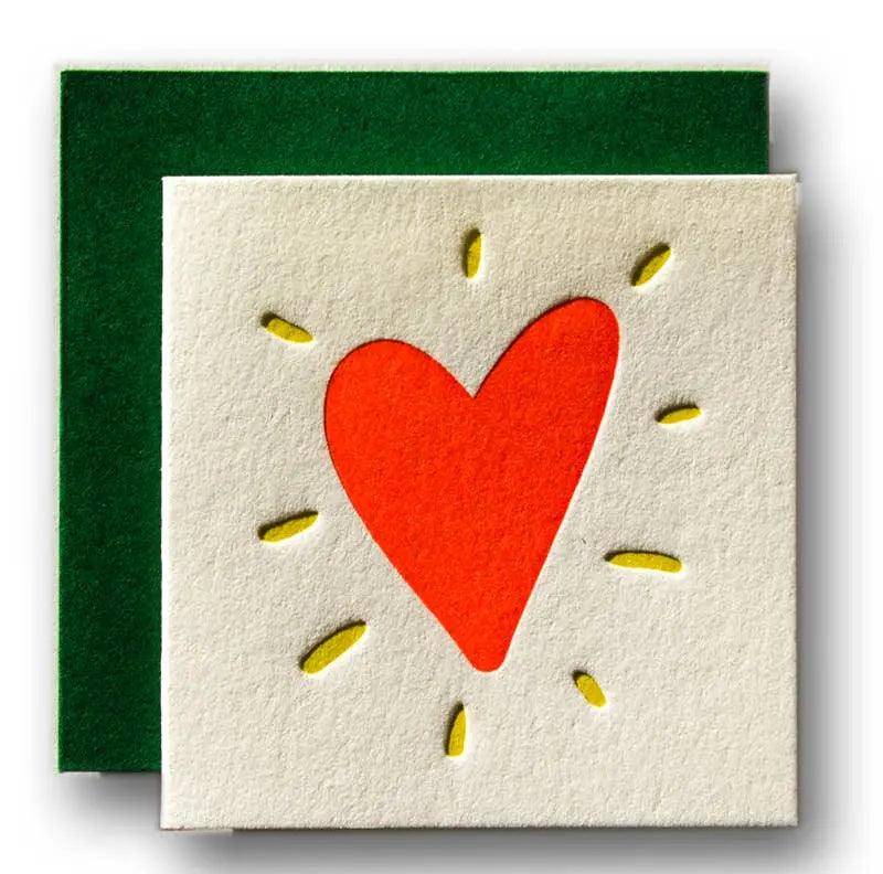 Heart Tiny Card - Bud Weismiller Flowers