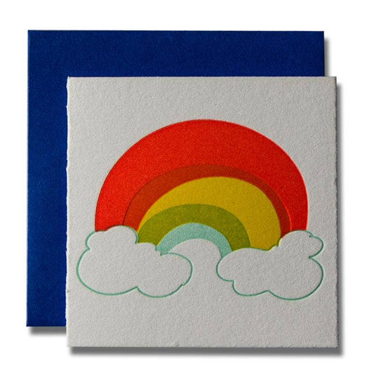 Brighten Up Any Gift with Our Rainbow Greeting Card - Bud Weismiller Flowers