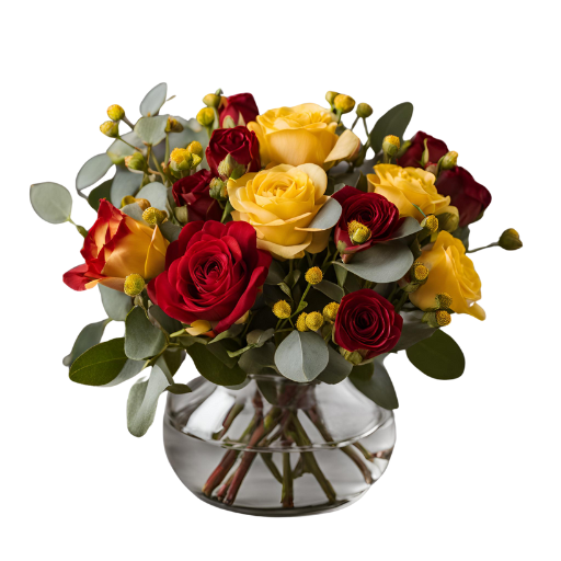 Sunburst Spray Roses - Las Vegas Florist - Same-Day Delivery - Bud Weismiller Flowers