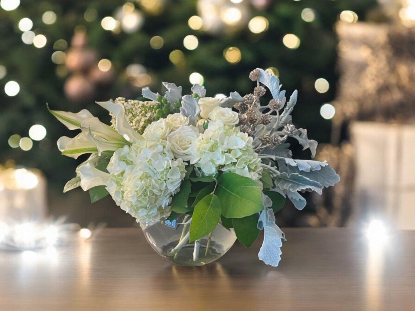 Winter Wonderland Arrangement - Bud Weismiller Flowers