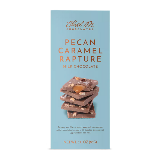 Ethel M Pecan Caramel Rapture Locally Made Milk Chocolate Bar - Bud Weismiller Flowers